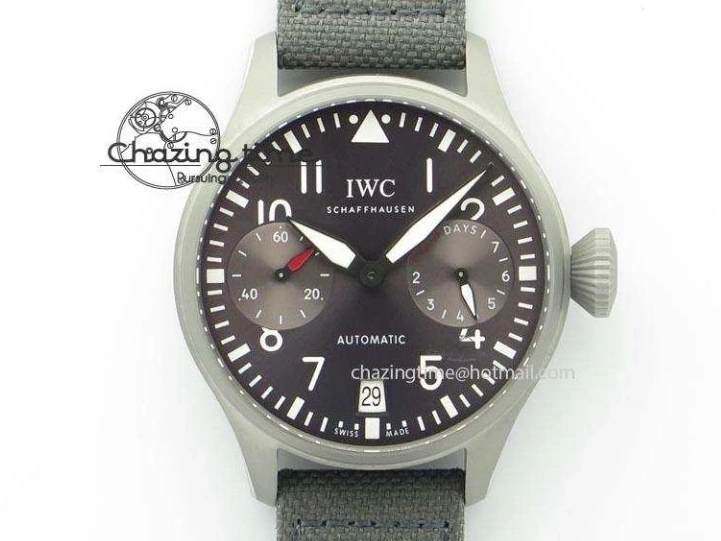 MIROTIME 0329 SunProtective Big Pilot Real PR IW500910 “Patrouille Suisse” ZF 1:1 Best Edition On Gray Nylon Strap 7278